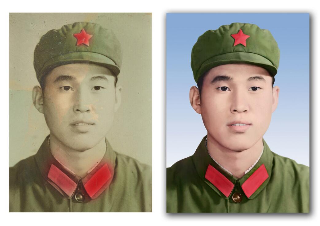 沔城回族镇破损照片修复-18