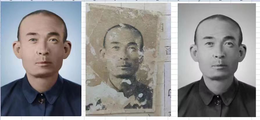 沔城回族镇老照片模糊修复-21